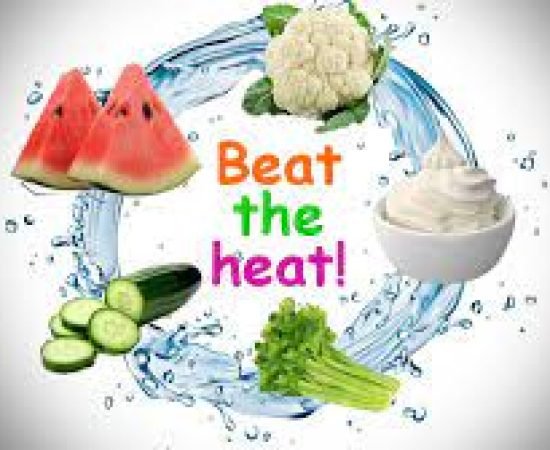 Hydrating meals and drinks to combat the heat